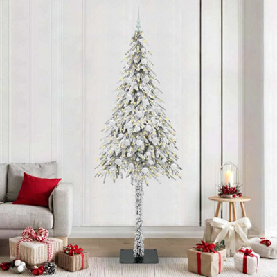Vidaxl Christmas Tree With 300 Leds White 210 Cm Pe And Steel from B&Q