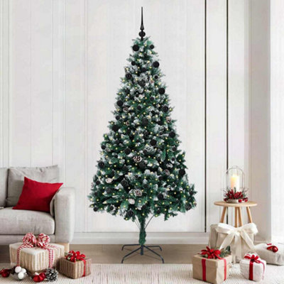 Vidaxl Artificial Christmas Tree With 300 Leds With Stand Green 210 Cm from B&Q