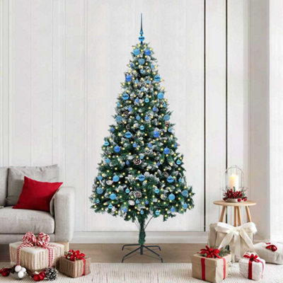 Vidaxl Artificial Christmas Tree With 300 Leds With Stand Green 210 Cm