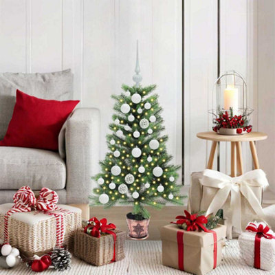 vidaXL Christmas Tree - LED Christmas Tree - 90 cm - Green - Image 4
