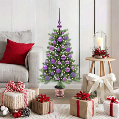 Vidaxl Christmas Tree With 150 Leds With Stand Green 90 Cm Pe - Image 4