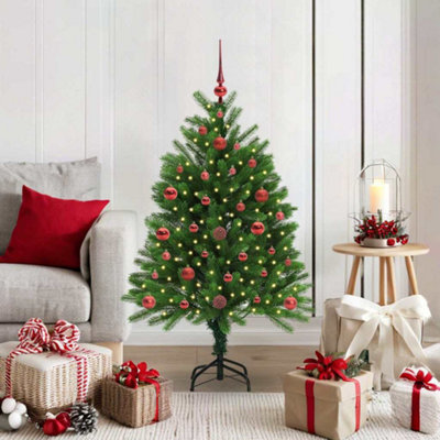 Vidaxl Christmas Tree With 150 Leds With Stand Green 120 Cm Pe from B&Q