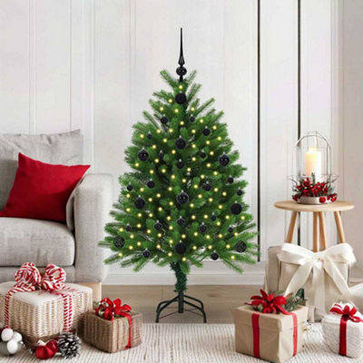 Vidaxl Christmas Tree With 150 Leds With Stand Green 120 Cm Pe from B&Q