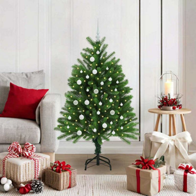 Vidaxl Christmas Tree With 150 Leds With Stand Green 120 Cm Pe from B&Q