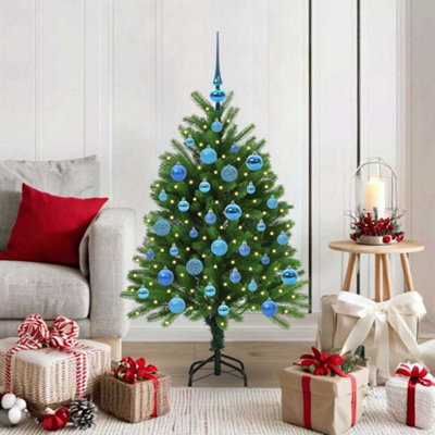Vidaxl Christmas Tree With 150 Leds With Stand Green 120 Cm Pe from B&Q