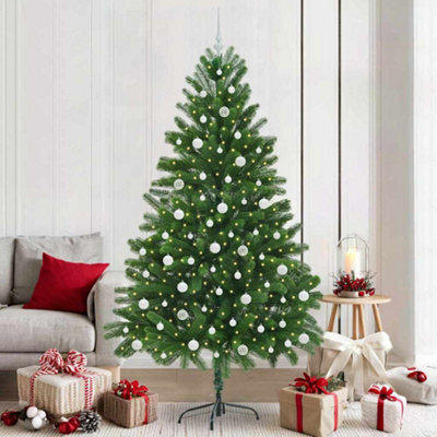 Vidaxl Green Christmas Tree With 300 Leds With Stand 210 Cm Pe