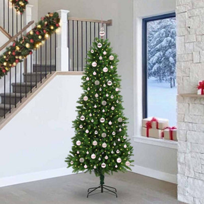 Vidaxl Christmas Tree With 300 Leds With Stand Green 240 Cm Pe from B&Q