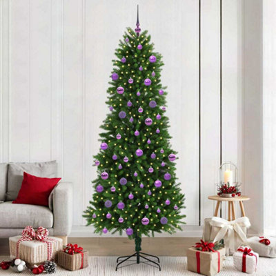 Vidaxl Christmas Tree With 300 Leds With Stand Green 240 Cm Pe from B&Q