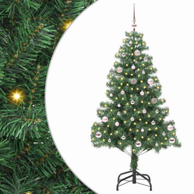 Vidaxl Christmas Tree With 150 Leds With Stand Green 150 Cm Pvc