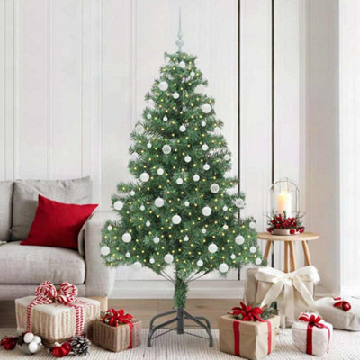 Vidaxl Christmas Tree With 300 Leds With Stand Green 180 Cm Pvc from B&Q