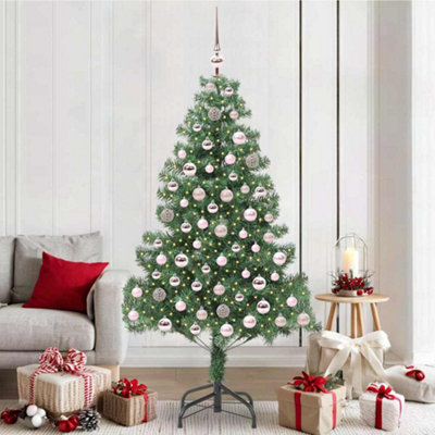 Vidaxl Christmas Tree With 300 Leds With Stand Green 210 Cm Pvc from B&Q
