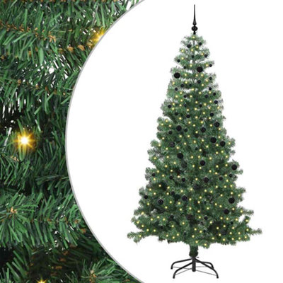 Vidaxl Christmas Tree With 300 Leds With Stand Green 240 Cm Pvc from B&Q