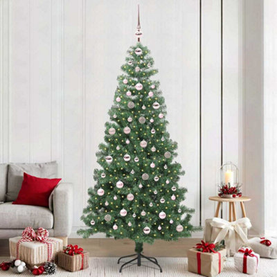 Vidaxl Christmas Tree With 300 Leds With Stand Green 240 Cm Pvc from B&Q