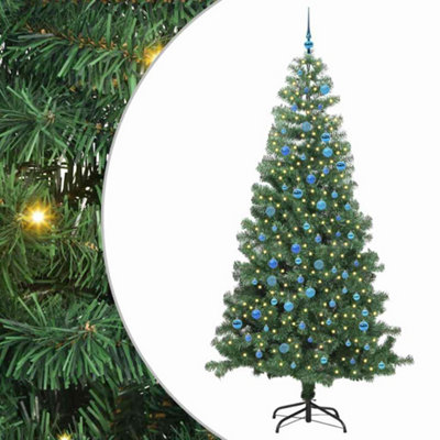 Vidaxl Christmas Tree With 300 Leds With Stand Green 240 Cm Pvc from B&Q