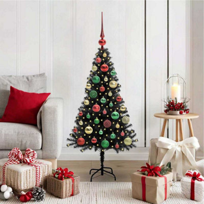 Vidaxl Christmas Tree Black 120 Cm Pvc - Image 4