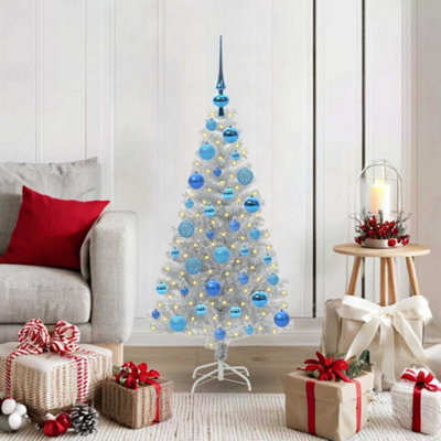 VIDAXL 120 cm Artificial Christmas Tree with 150 LED Lights and Stand - Image 3