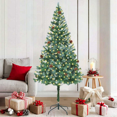 Vidaxl Artificial Christmas Tree With Stand Green 180 Cm Pvc And Steel - Image 4