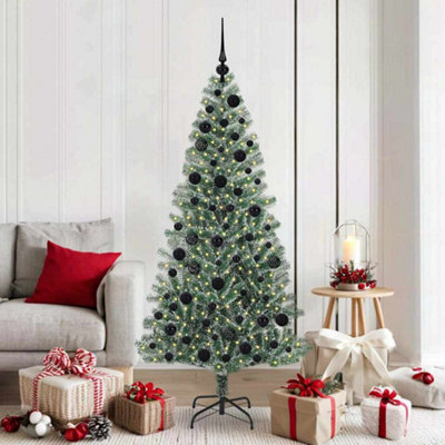 Vidaxl Artificial Christmas Tree Snow Flocked With Led Light 180 Cm - Image 3