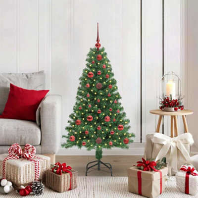 Vidaxl Green Artificial Christmas Tree With 150 Leds With Stand 120 Cm