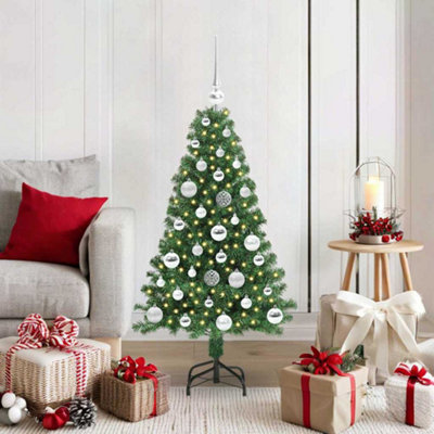 Vidaxl Green Artificial Christmas Tree With 150 Leds With Stand 120 Cm