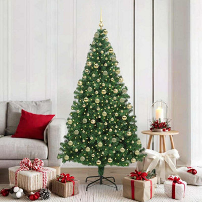 Vidaxl Green Artificial Christmas Tree With 300 Leds With Stand 180 Cm