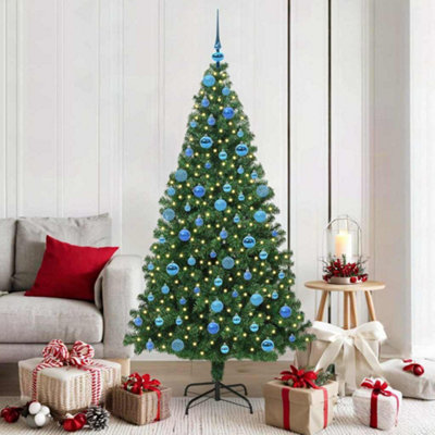 Vidaxl Green Artificial Christmas Tree With 300 Leds With Stand 180 Cm