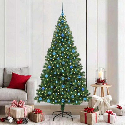 Vidaxl Artificial Christmas Tree With 300 Leds With Stand Green 210 Cm from B&Q