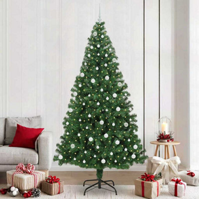 Vidaxl Artificial Christmas Tree With 300 Leds With Stand Green 240 Cm from B&Q