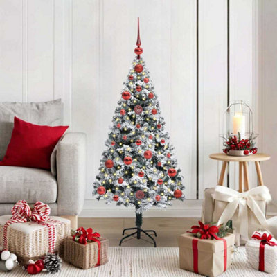 Vidaxl Green Artificial Christmas Tree With 150 Leds With Stand 120 Cm