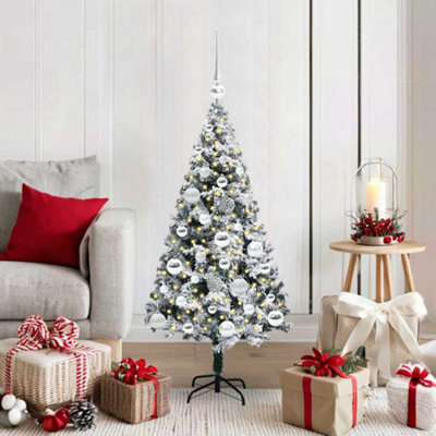 Vidaxl Green Artificial Christmas Tree With 150 Leds With Stand 120 Cm