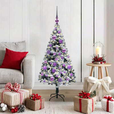 Vidaxl Green Artificial Christmas Tree With 150 Leds With Stand 120 Cm