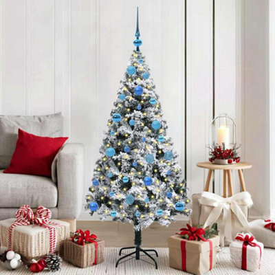 Vidaxl Green Artificial Christmas Tree With 150 Leds With Stand 150 Cm