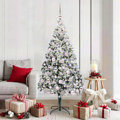 Vidaxl Green Artificial Christmas Tree With 300 Leds With Stand 180 Cm