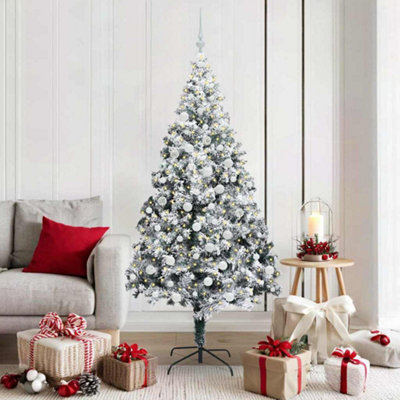 Vidaxl Green Artificial Christmas Tree With 300 Leds With Stand 180 Cm