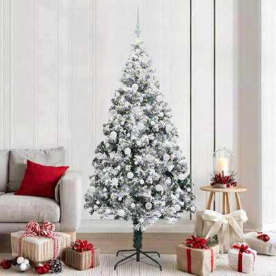 Vidaxl Green Artificial Christmas Tree With 300 Leds With Stand 210 Cm