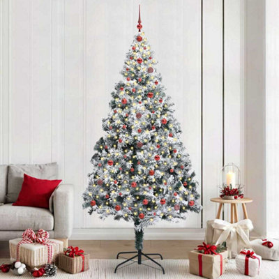 Vidaxl Green Artificial Christmas Tree With 300 Leds With Stand 240 Cm