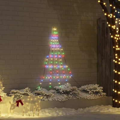 Vidaxl Led Christmas Tree With Ground Spikes Multicolour 182 Cm Metal from B&Q