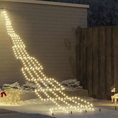 Vidaxl Led Christmas Tree With Ground Spikes Warm White 511 Cm Metal from B&Q