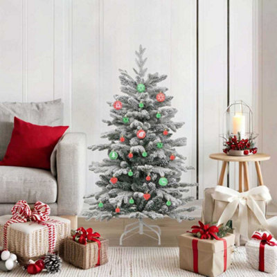 Vidaxl Christmas Bauble Set 40 Pcs Red And Green Plastic - Image 3