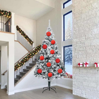 B&Q -  Christmas Bauble Set Xxl 3 Pcs Red Plastic