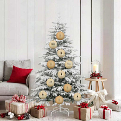 Vidaxl Gold Christmas Bauble Set Pcs Size 9