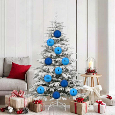 Vidaxl Blue Christmas Bauble Set Pcs Size 9