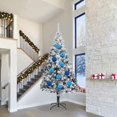 Vidaxl Blue Christmas Bauble Set Pcs Size 4