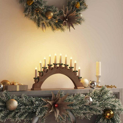 B&Q -  Christmas Candle Arch With 10 Led Candles Leds Warm White - Image 4