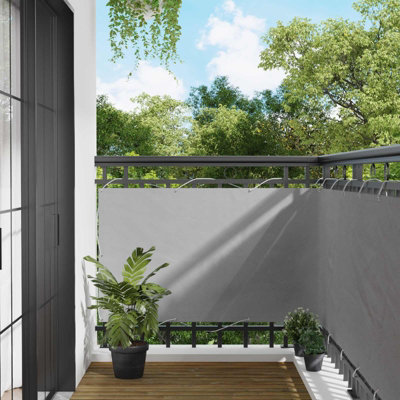 Walplus Balcony Screen 90 X 200 Cm Pu Coated Oxford Alu