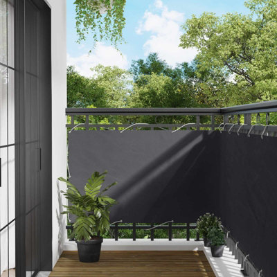 Walplus Balcony Screen 90 X 200 Cm Pu Coated Oxford Alu
