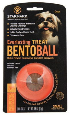 Starmark Everlasting Treat Bento Ball Dog Chew Toy from B&Q