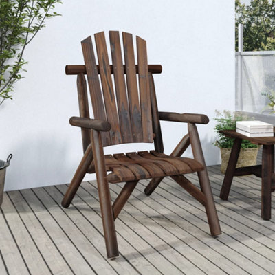 Berkfield Garden Chair 68X86X103 Cm Solid Wood Spruce from B&Q