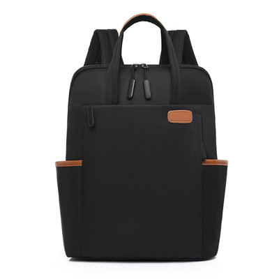 B&Q Laptop Backpack For Travel And Weekend Trips Black