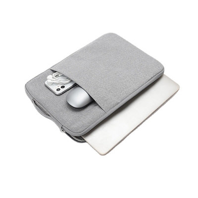 B&Q 13 Inch Waterproof Laptop Sleeve Unisex Polyester Light Grey